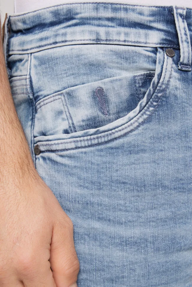 Herren CAMP DAVID & SOCCX Jeans RO:BI Slim Fit light vintage