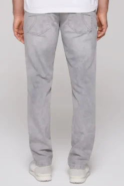 Herren CAMP DAVID & SOCCX Jeans RO:BI Slim Fit light grey