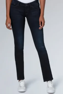 Damen CAMP DAVID & SOCCX Jeans RO:MY Regular Fit blue black used