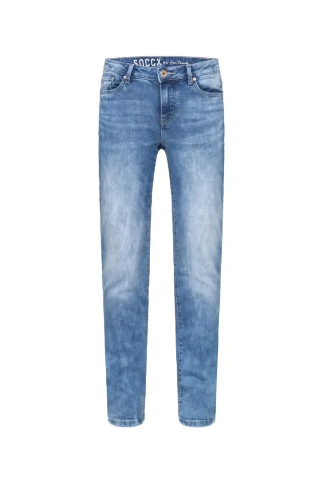 Damen CAMP DAVID & SOCCX Jeans RO:MY Regular Fit light blue