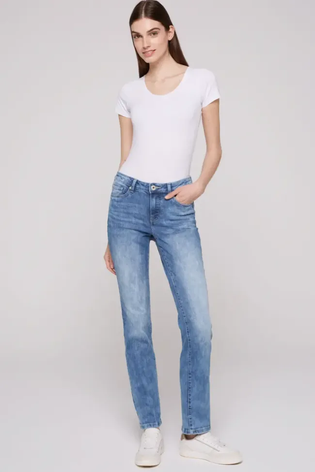Damen CAMP DAVID & SOCCX Jeans RO:MY Regular Fit light blue
