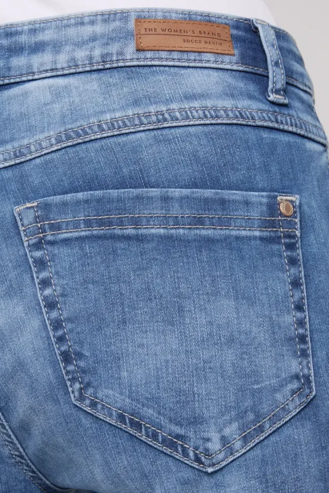 Damen CAMP DAVID & SOCCX Jeans RO:MY Regular Fit light blue