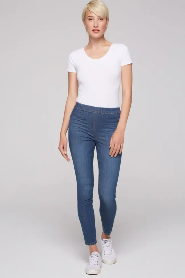 Damen CAMP DAVID & SOCCX Jeggings PI:A Skinny Fit blue used