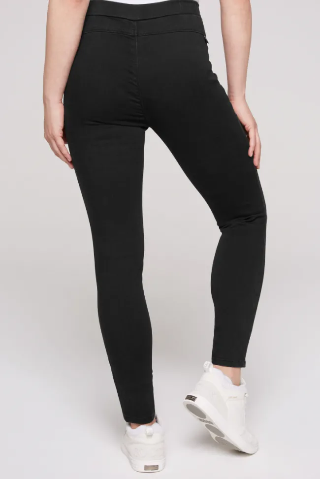 Damen CAMP DAVID & SOCCX Jeggings PI:A Skinny Fit black used