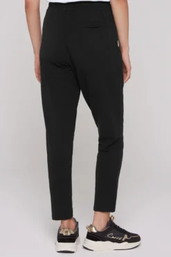 Damen CAMP DAVID & SOCCX Jerseyhose mit Elastikbund und Biesen