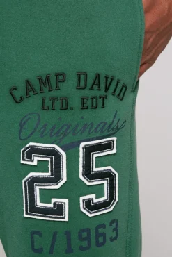 Herren CAMP DAVID & SOCCX Jogginghose mit Retro-Artwork raw green