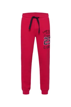 Herren CAMP DAVID & SOCCX Jogginghose mit Retro-Artwork royal red