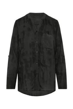 Damen CAMP DAVID & SOCCX Langarmbluse mit All Over Print