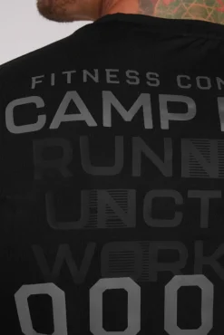 Herren CAMP DAVID & SOCCX Langarmshirt mit reflektierendem Rücken-Print