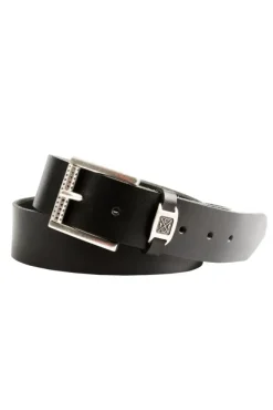 Herren CAMP DAVID & SOCCX Ledergürtel im Used Look