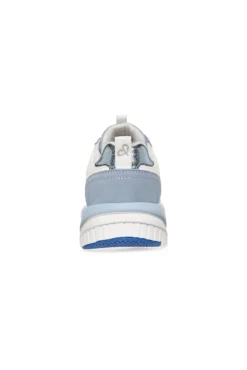 Damen CAMP DAVID & SOCCX Leichter Sneaker mit Glitter-Design cool blue