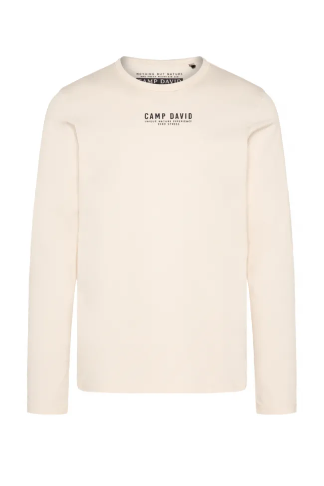 Herren CAMP DAVID & SOCCX Longsleeve mit Logo Print