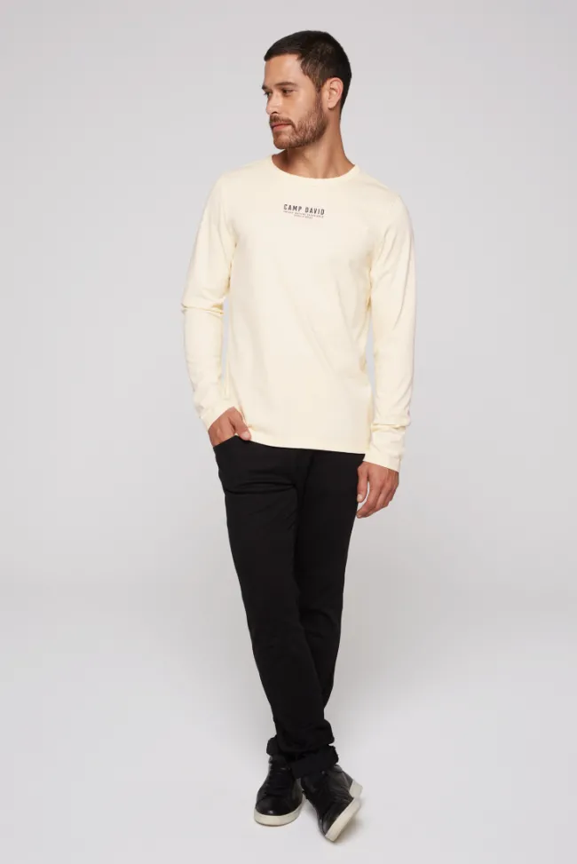 Herren CAMP DAVID & SOCCX Longsleeve mit Logo Print