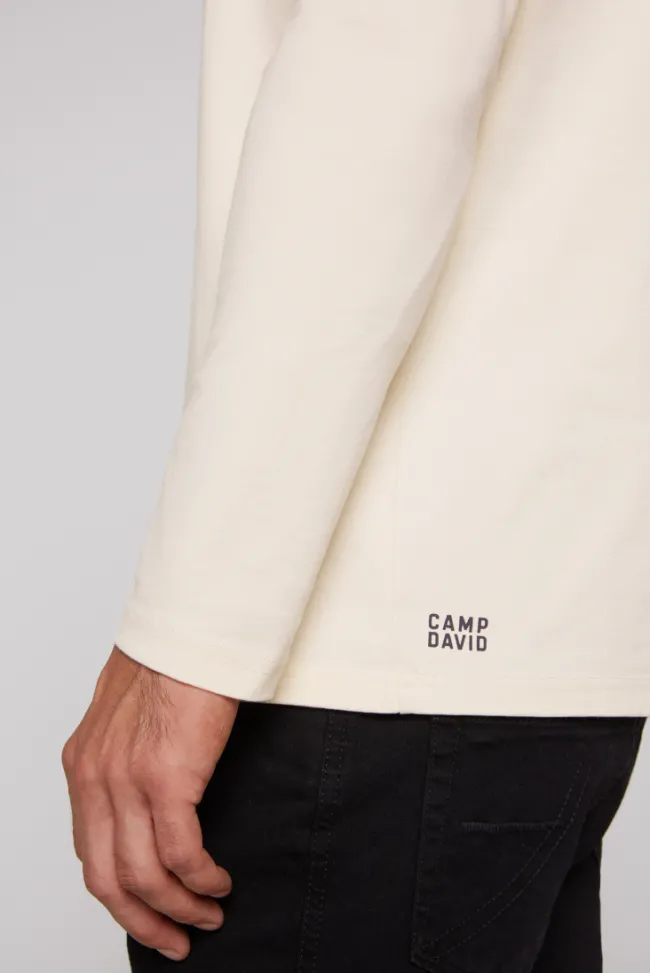 Herren CAMP DAVID & SOCCX Longsleeve mit Logo Print