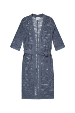 Damen CAMP DAVID & SOCCX Mesh-Cardigan mit Glitzerstein-Wording