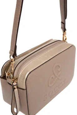 Damen CAMP DAVID & SOCCX Modern Bag mit Logo-Prägung