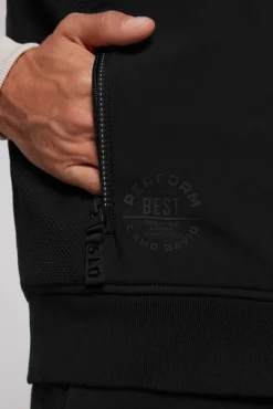 Herren CAMP DAVID & SOCCX Outdoorweste im tonigen Materialmix