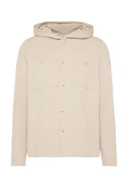 Herren CAMP DAVID & SOCCX Overshirt mit Kapuze und Brusttaschen