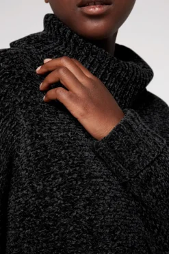 Damen CAMP DAVID & SOCCX Oversized Rollkragenpullover aus Chenille