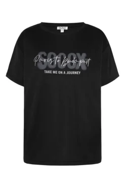 Damen CAMP DAVID & SOCCX Oversized T-Shirt mit Logo Artwork