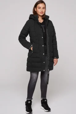 Damen CAMP DAVID & SOCCX Peached Parka mit abtrennbarer Kapuze