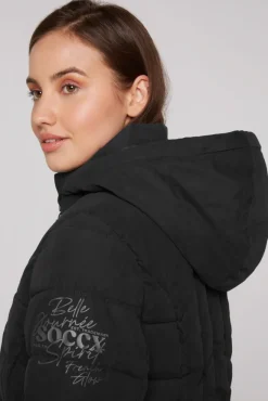 Damen CAMP DAVID & SOCCX Peached Parka mit abtrennbarer Kapuze