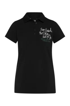 Damen CAMP DAVID & SOCCX Pikee-Polo mit Rücken-Artwork