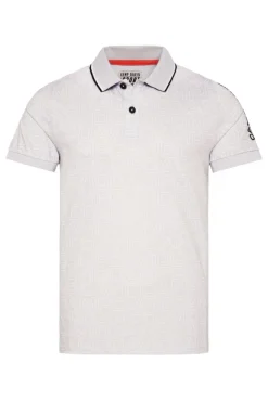 Herren CAMP DAVID & SOCCX Poloshirt mit All Over Print