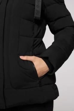 Damen CAMP DAVID & SOCCX Puffer-Jacke mit abtrennbarer Kapuze