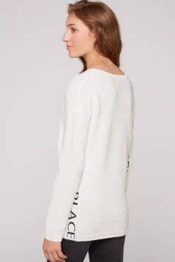 Damen CAMP DAVID & SOCCX Pullover mit Intarsia-Logo