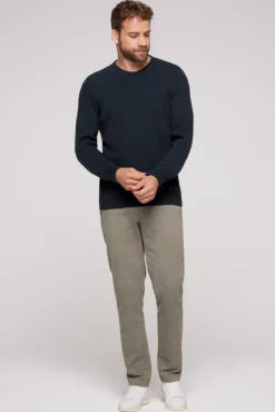 Herren CAMP DAVID & SOCCX Pullover mit Rundhalsausschnitt blue navy