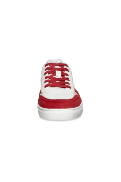 Damen CAMP DAVID & SOCCX Retro Sneaker clear red/white