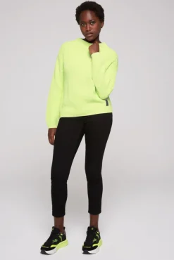 Damen CAMP DAVID & SOCCX Rippstrickpullover Stone Washed yellow lime
