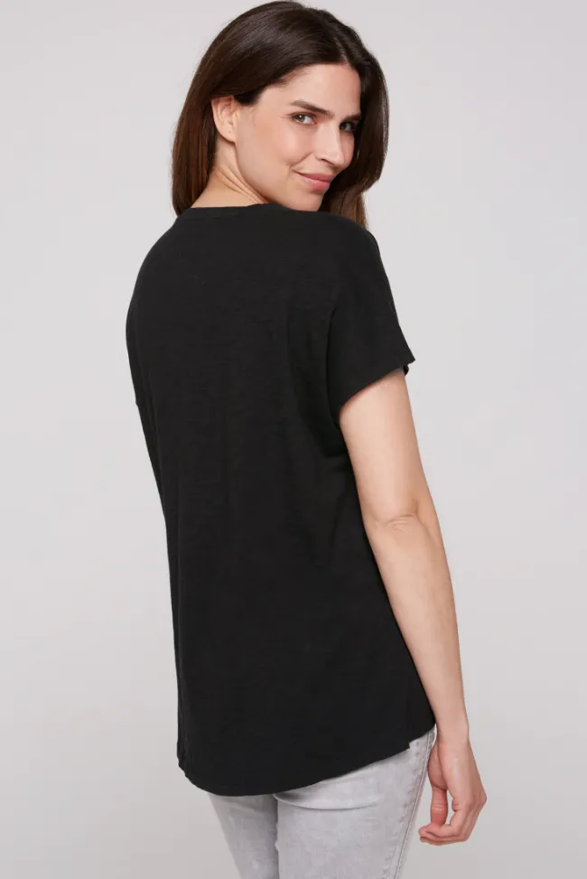 Damen CAMP DAVID & SOCCX Ärmelloses Shirt mit Folienprint