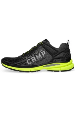 Herren CAMP DAVID & SOCCX Running Sneaker mit Knit-Design und Rubber Logo