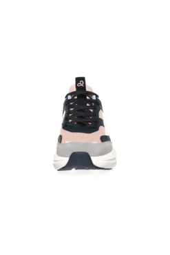 Damen CAMP DAVID & SOCCX Sneaker im bunten Materialmix mit Dip-Dye-Sohle rose blush
