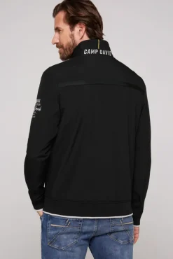 Herren CAMP DAVID & SOCCX Softshelljacke im Blouson-Stil mit Artworks