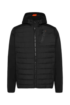 Herren CAMP DAVID & SOCCX Softshelljacke im Materialmix mit Kapuze