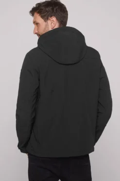 Herren CAMP DAVID & SOCCX Softshelljacke mit abtrennbarer Kapuze