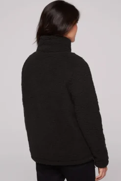Damen CAMP DAVID & SOCCX Sport-Jacke im Sherpa-Look
