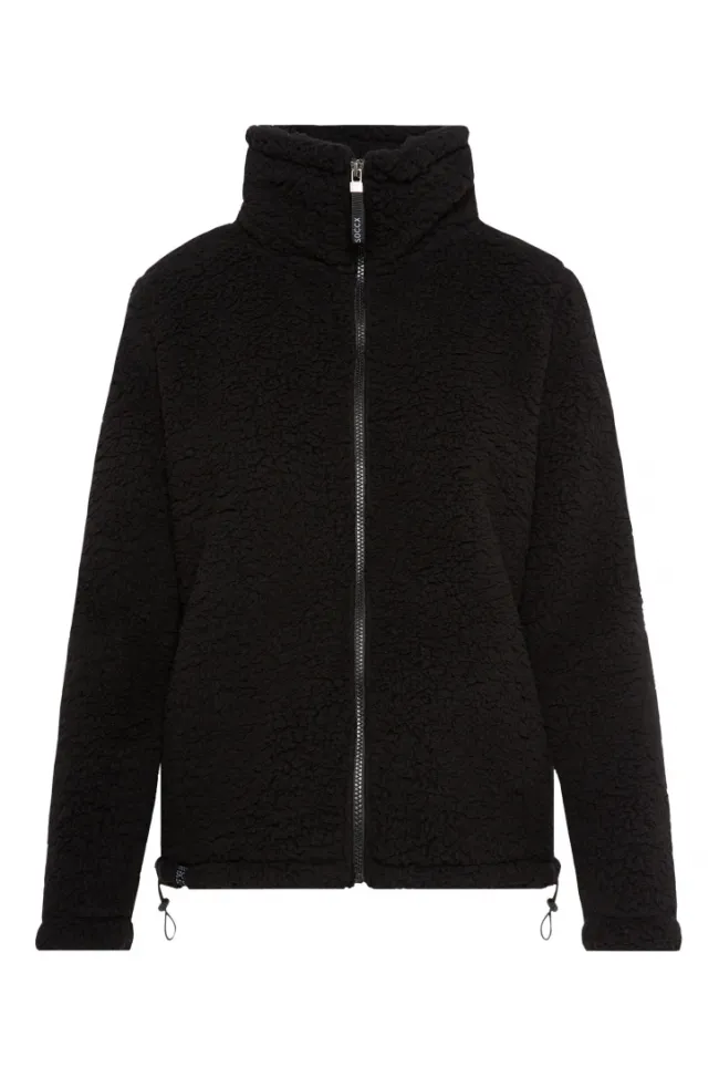 Damen CAMP DAVID & SOCCX Sport-Jacke im Sherpa-Look