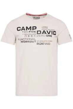 Herren CAMP DAVID & SOCCX Sport-T-Shirt mit Artwork