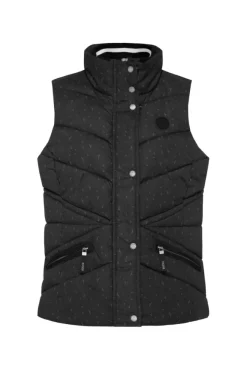 Damen CAMP DAVID & SOCCX Steppweste mit filigranem All Over Print
