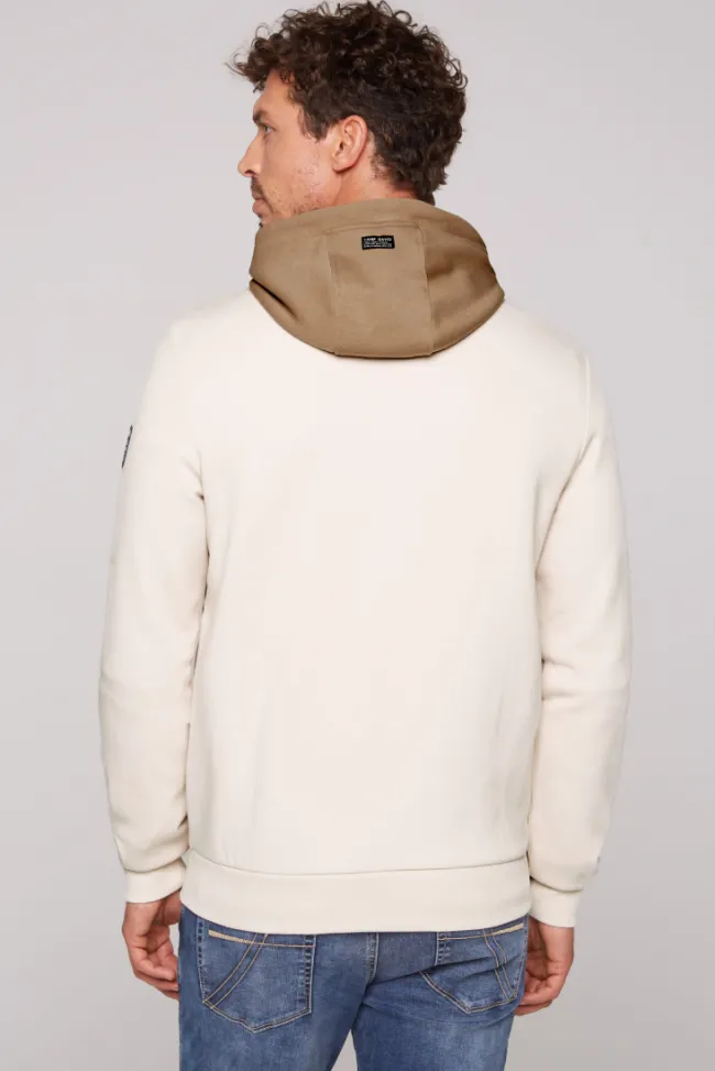 Herren CAMP DAVID & SOCCX Sweatjacke aus Interlock mit Kapuze