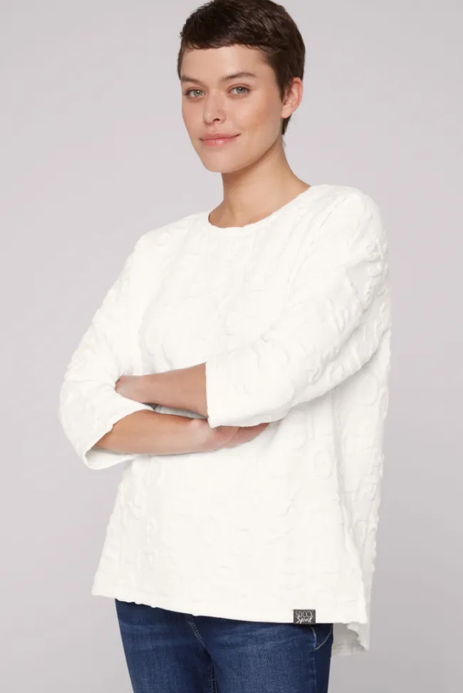 Damen CAMP DAVID & SOCCX Sweatshirt mit Intarsia-Artwork