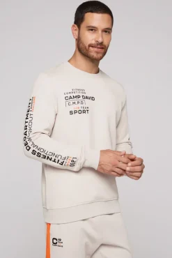 Herren CAMP DAVID & SOCCX Sweatshirt mit Label Prints