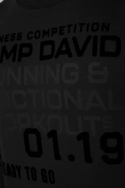 Herren CAMP DAVID & SOCCX Sweatshirt mit Label Prints