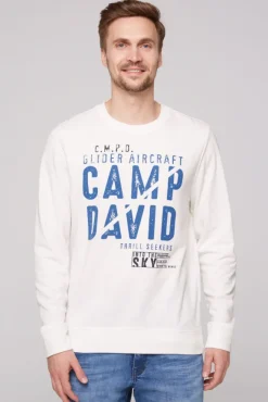 Herren CAMP DAVID & SOCCX Sweatshirt mit Logo Print