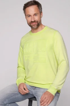 Herren CAMP DAVID & SOCCX Sweatshirt mit Prägedruck poison ivy