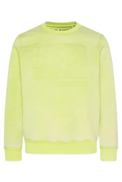 Herren CAMP DAVID & SOCCX Sweatshirt mit Prägedruck poison ivy